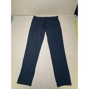 Rhone Pants Mens 36 Black Chino Khaki Commuter Stretch Casual Preppy Adult 36x32